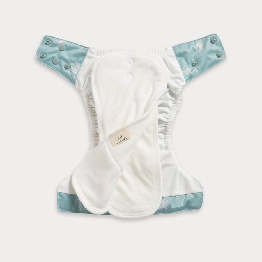 Aqua Palms 2.0 Modern Cloth Nappy