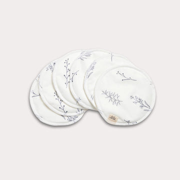 Folk Grey Botanical Bamboo Nursing Pads | 3 Sets