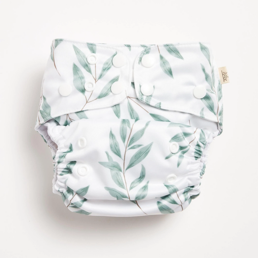 Olive Leaf 2.0 Modern Cloth Nappy